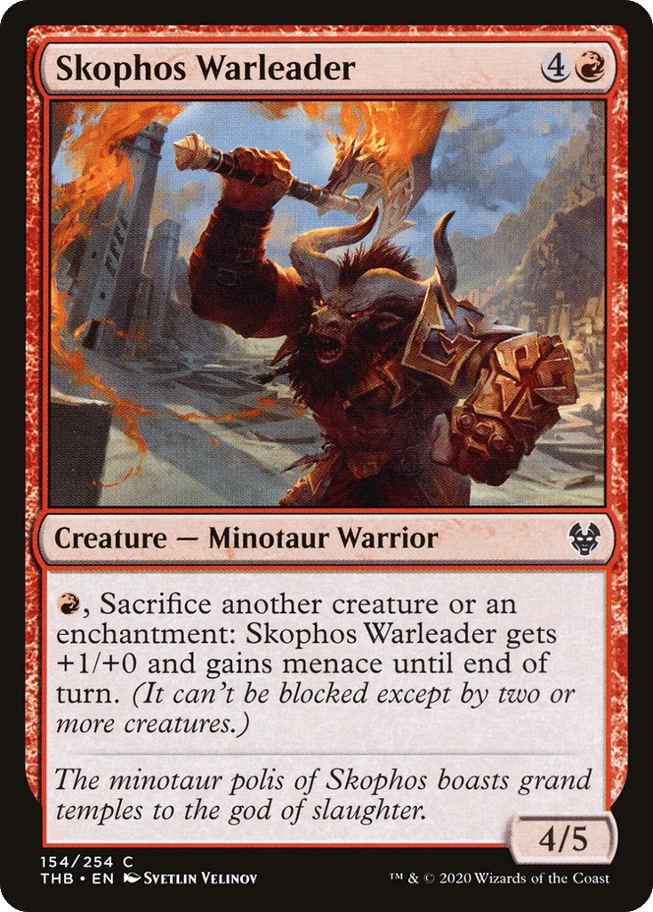 Skophos Warleader · Theros Beyond Death