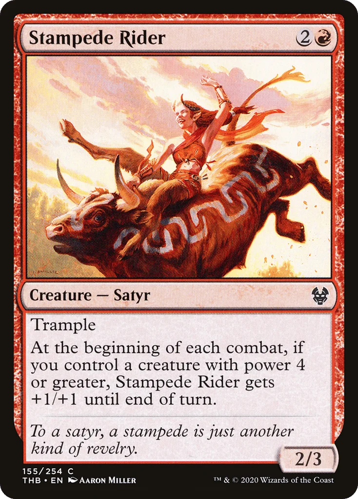 Stampede Rider · Theros Beyond Death