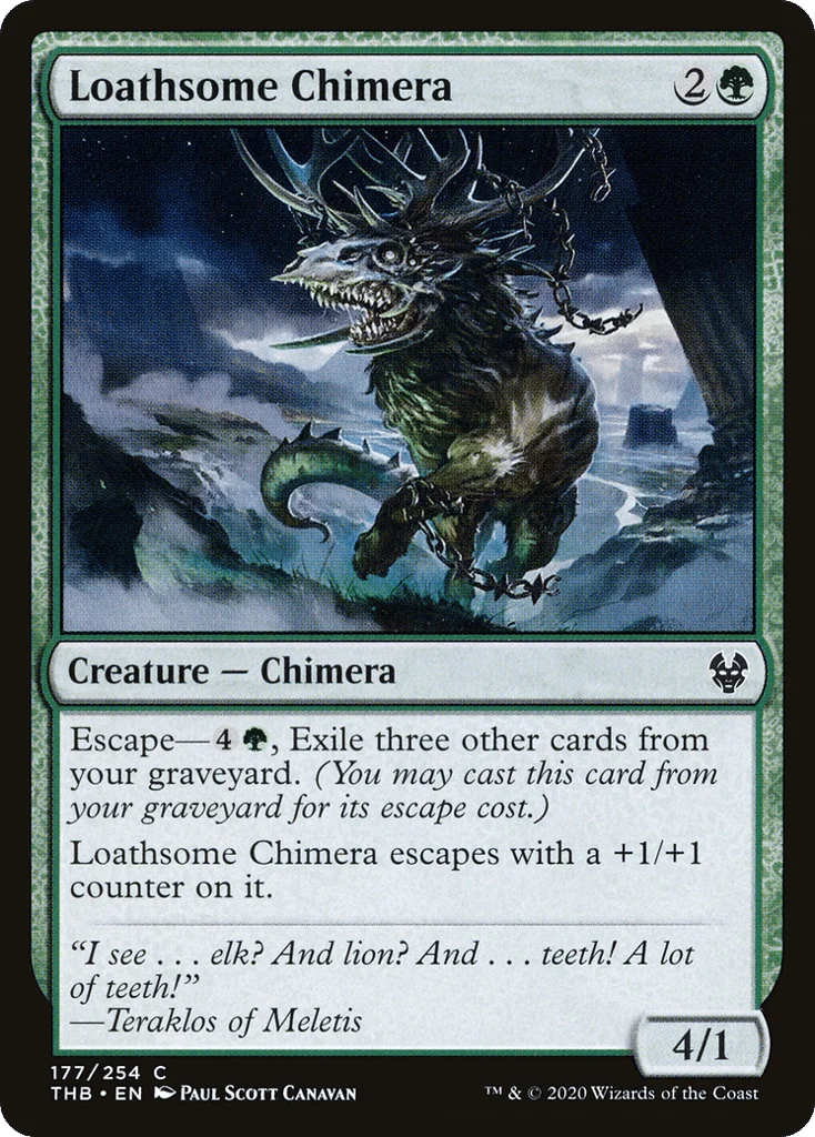 Loathsome Chimera · Theros Beyond Death