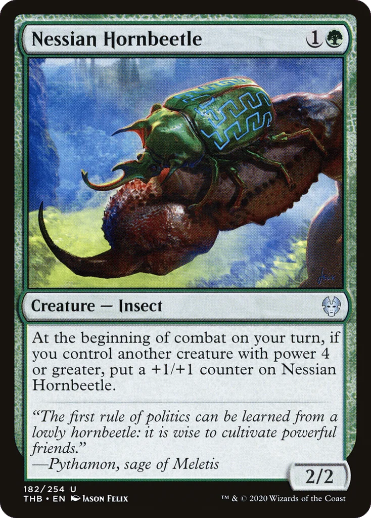 Nessian Hornbeetle · Theros Beyond Death
