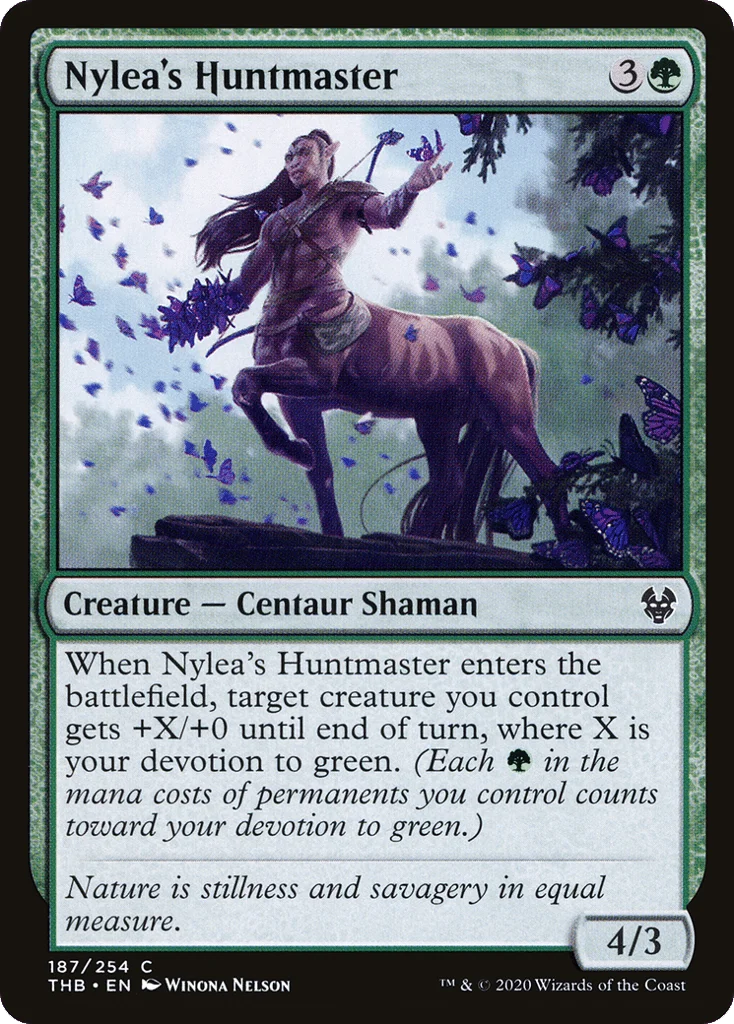Nylea's Huntmaster · Theros Beyond Death