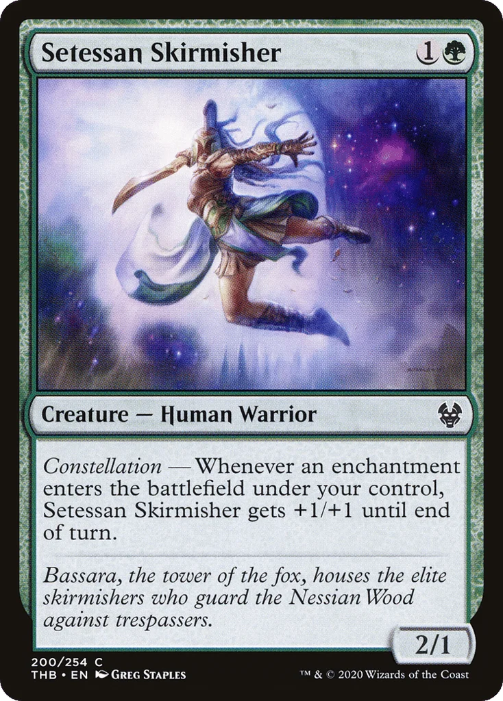 Setessan Skirmisher · Theros Beyond Death