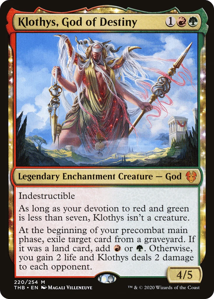 Klothys, God of Destiny · Theros Beyond Death