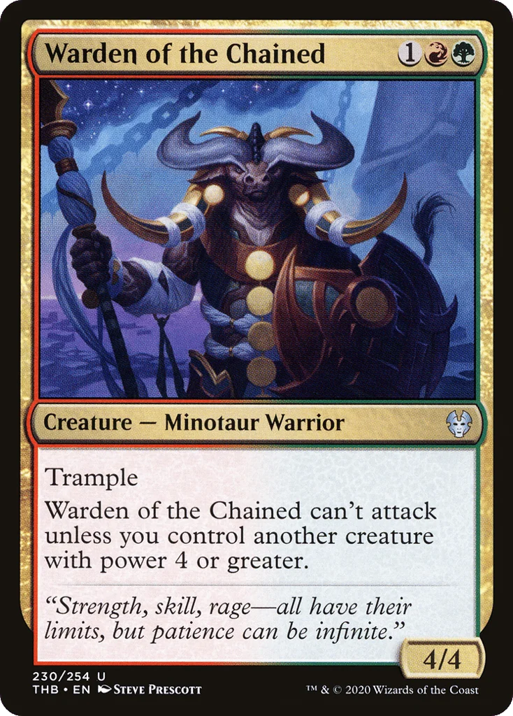 Warden of the Chained · Theros Beyond Death