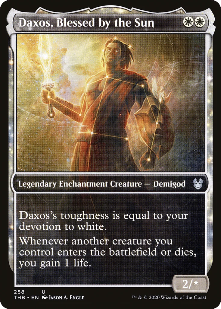 Daxos, Blessed by the Sun · Theros Beyond Death