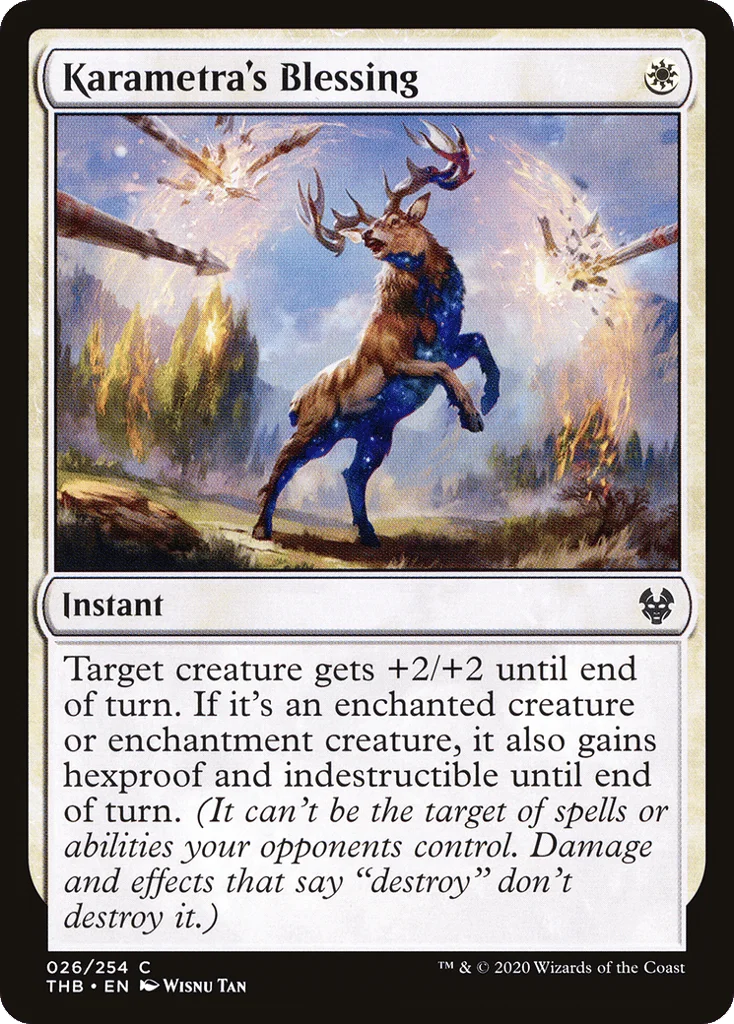 Karametra's Blessing · Theros Beyond Death