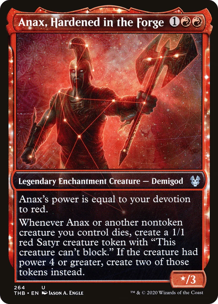 Anax, Hardened in the Forge · Theros Beyond Death