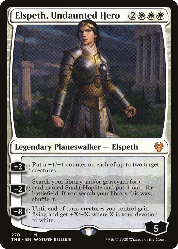 Elspeth, Undaunted Hero · Theros Beyond Death