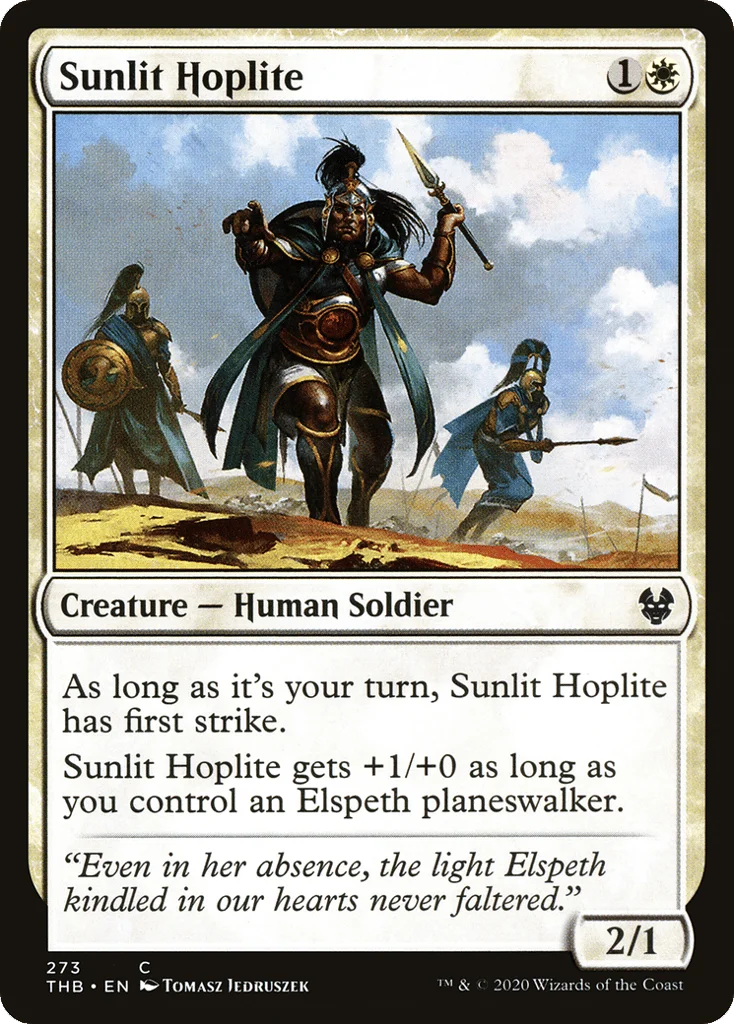 Sunlit Hoplite · Theros Beyond Death