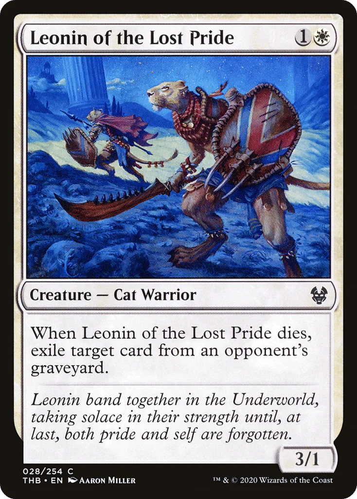 Leonin of the Lost Pride · Theros Beyond Death