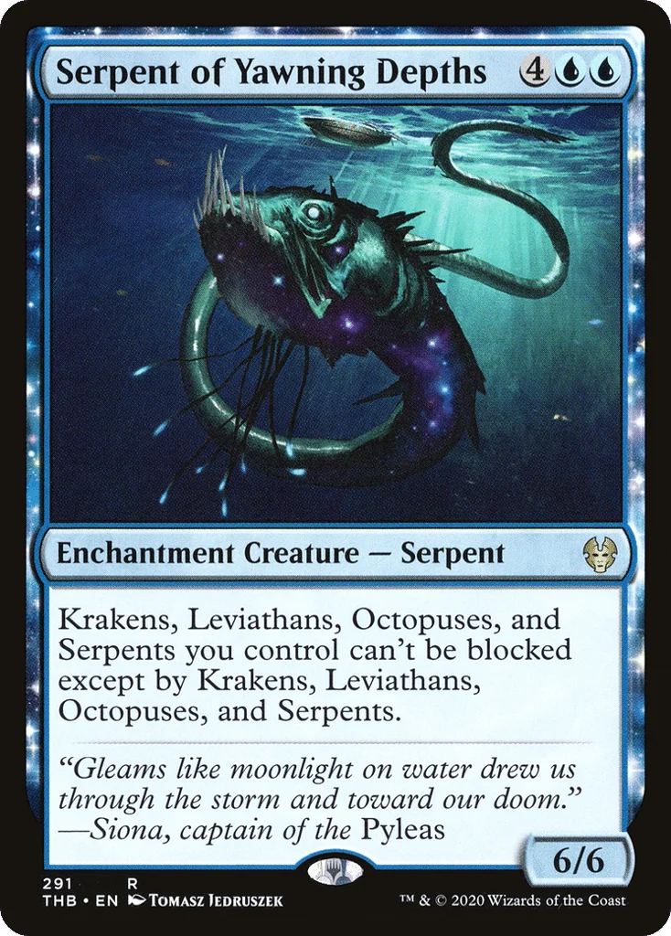 Serpent of Yawning Depths · Theros Beyond Death