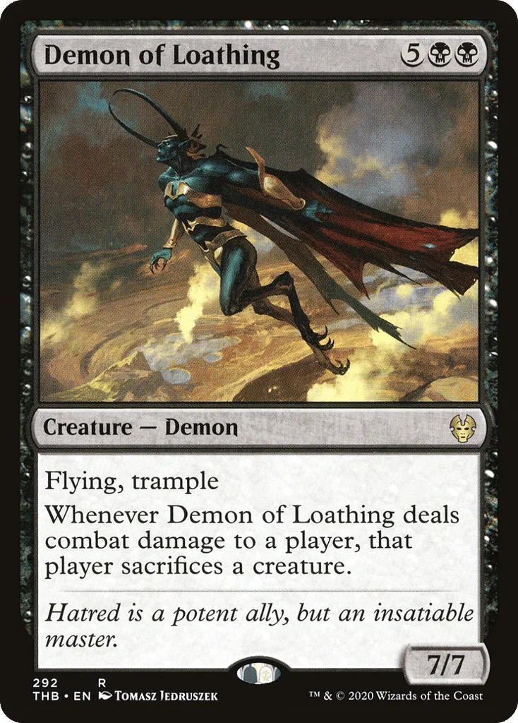 Demon of Loathing · Theros Beyond Death