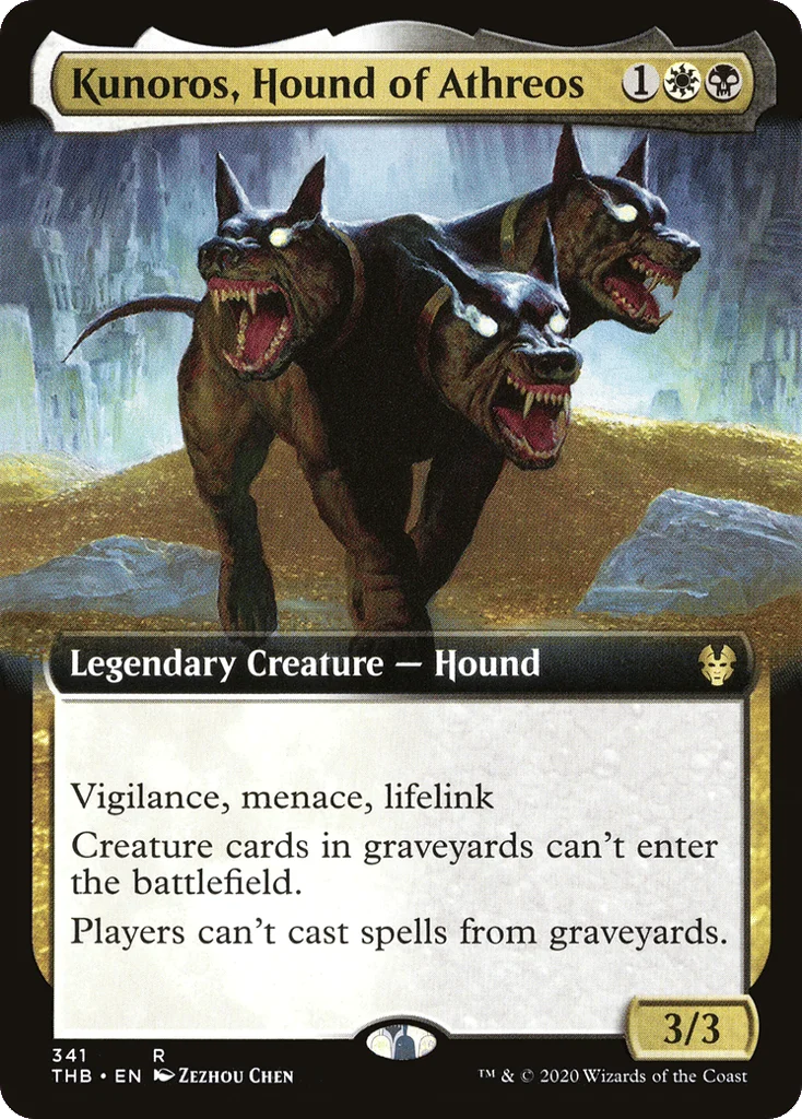 Kunoros, Hound of Athreos · Theros Beyond Death