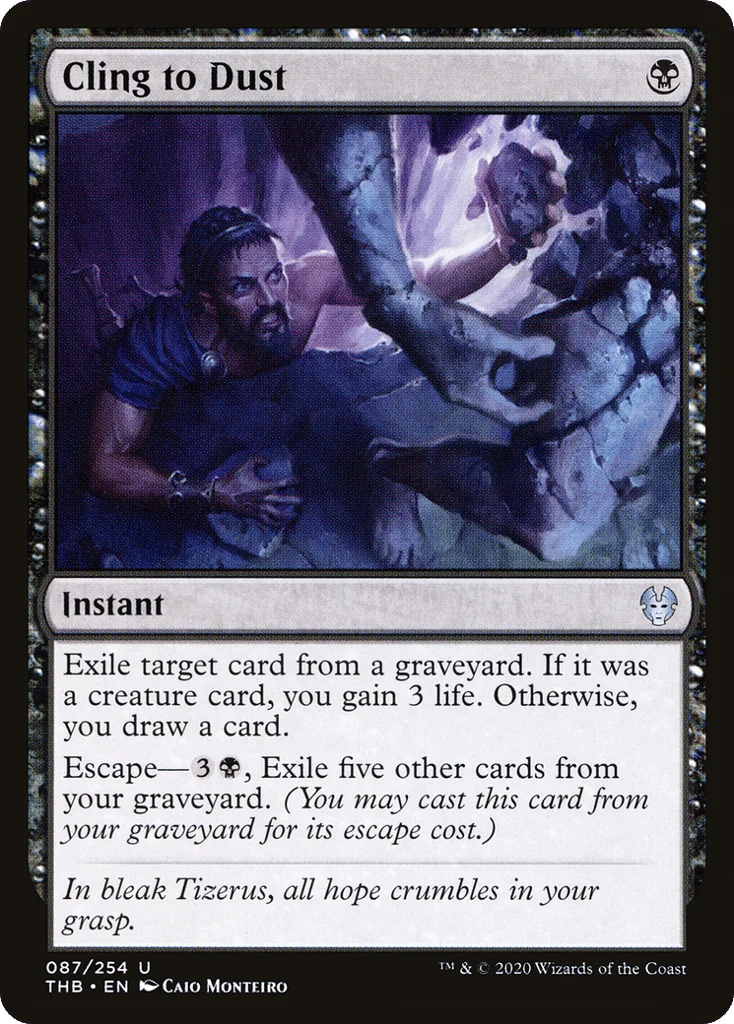 Cling to Dust · Theros Beyond Death