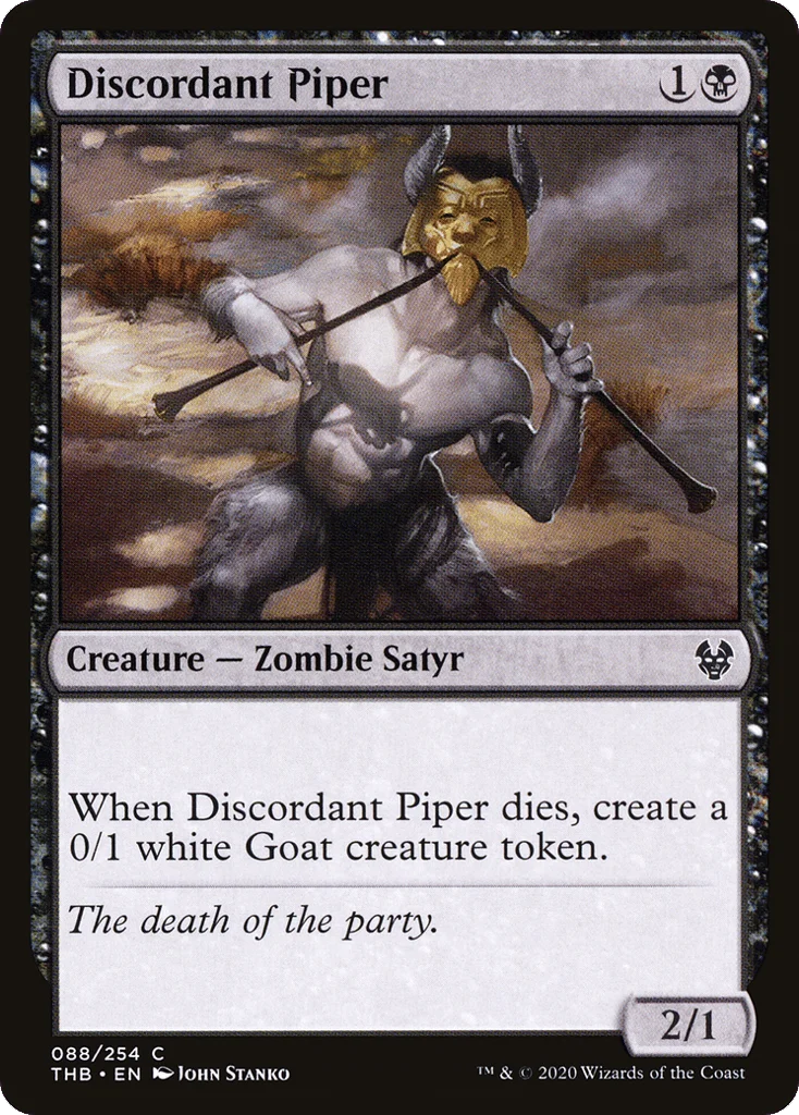 Discordant Piper · Theros Beyond Death