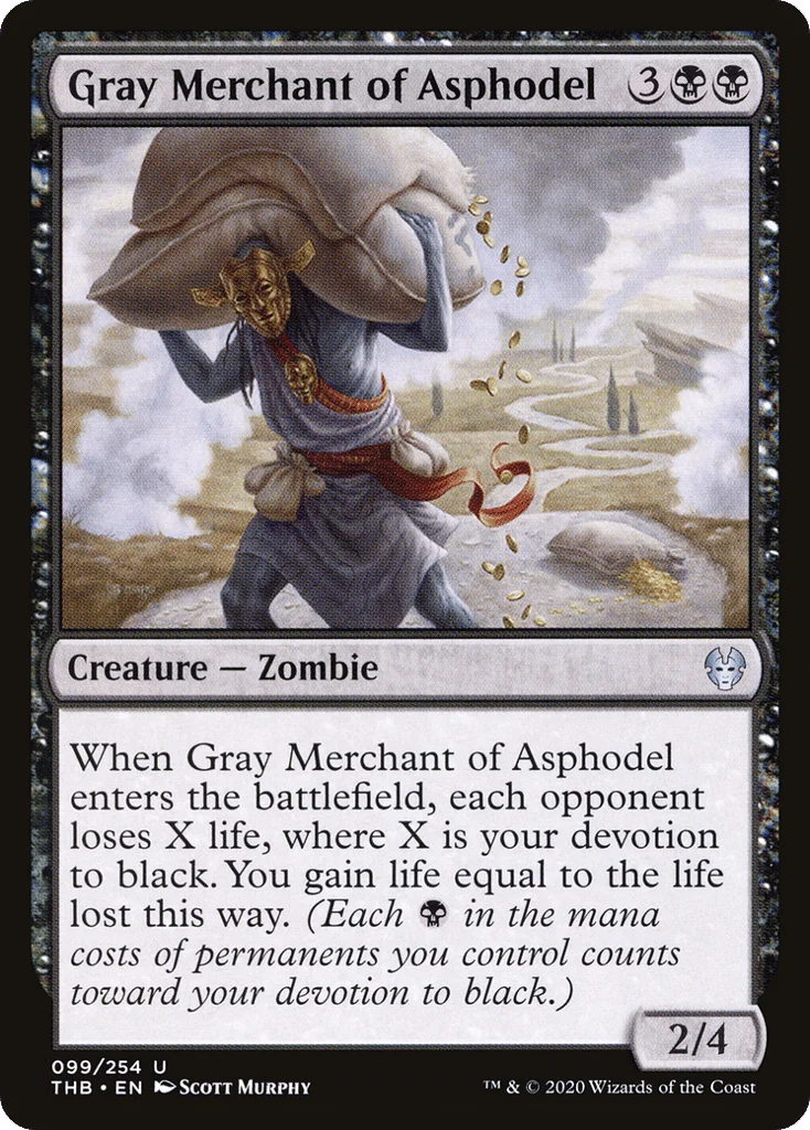 Gray Merchant of Asphodel · Theros Beyond Death