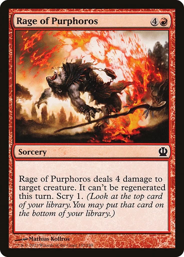 Rage of Purphoros · Theros