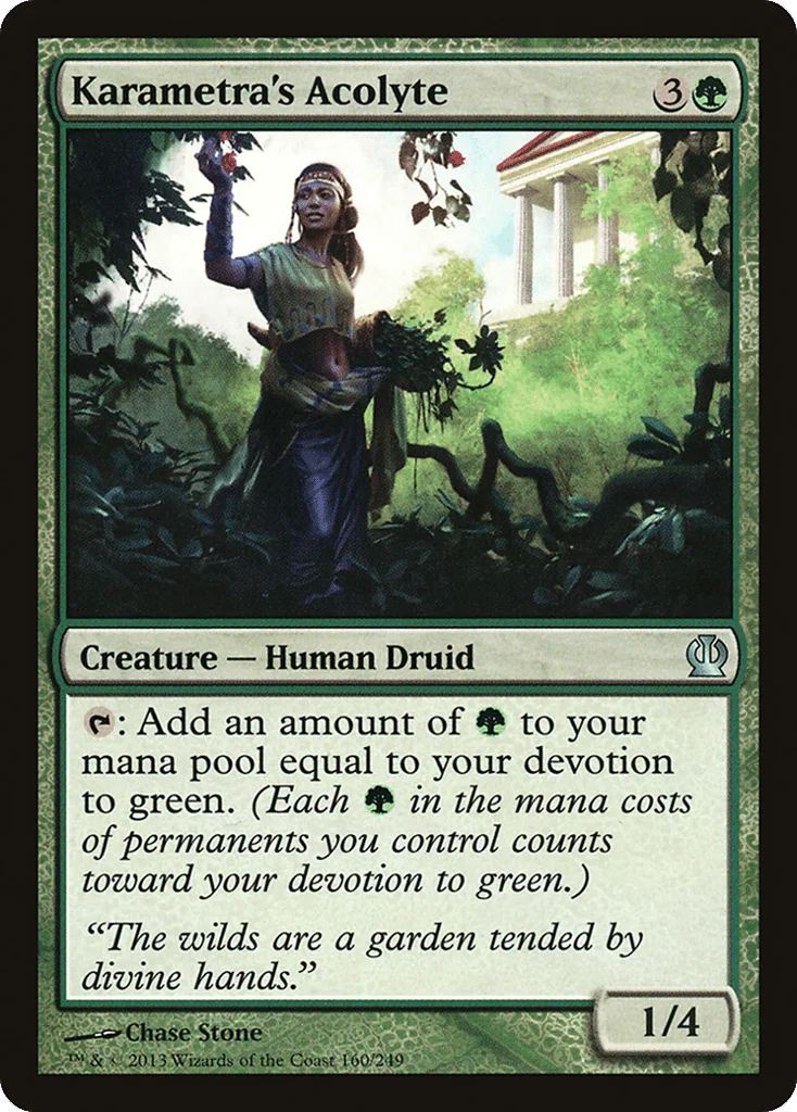 Karametra's Acolyte · Theros