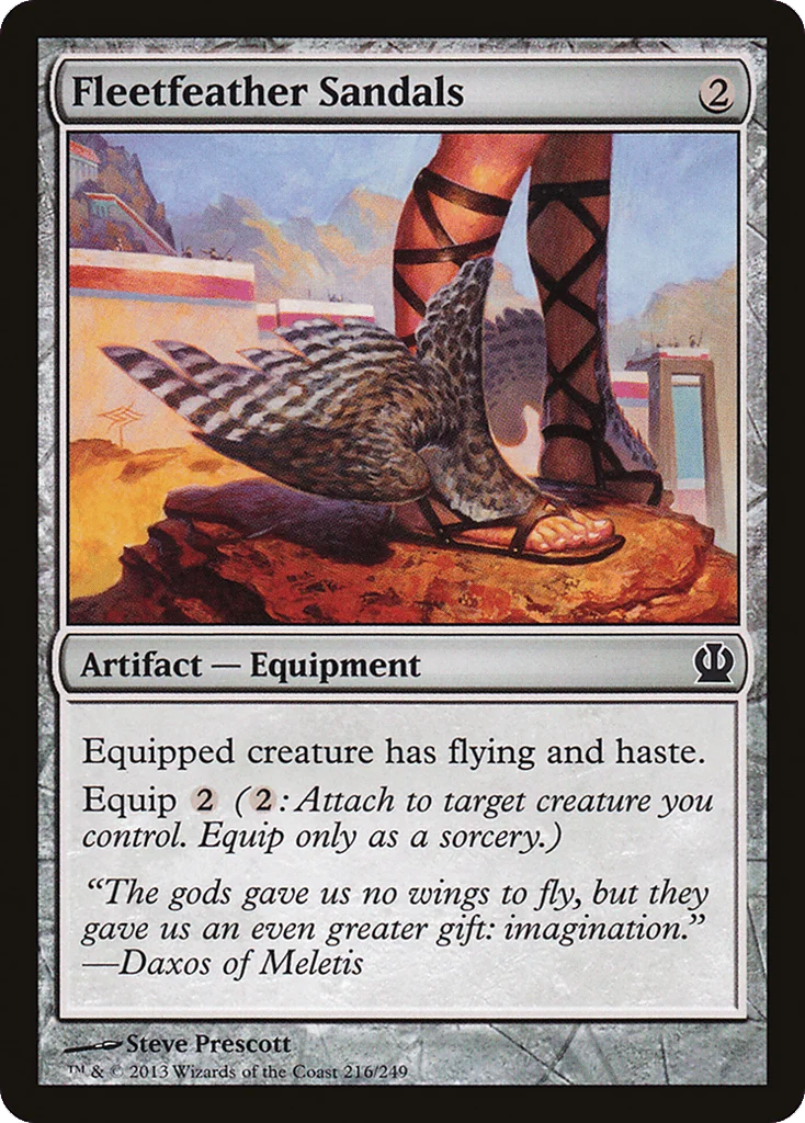 Fleetfeather Sandals · Theros