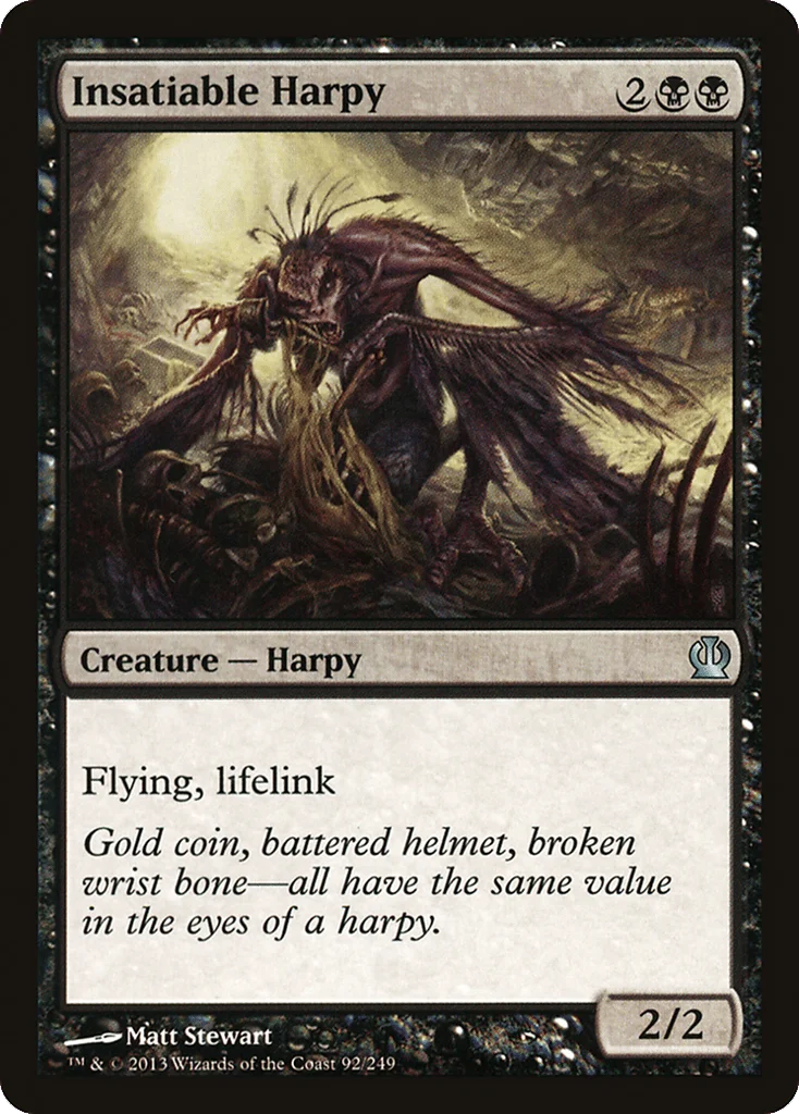 Insatiable Harpy · Theros