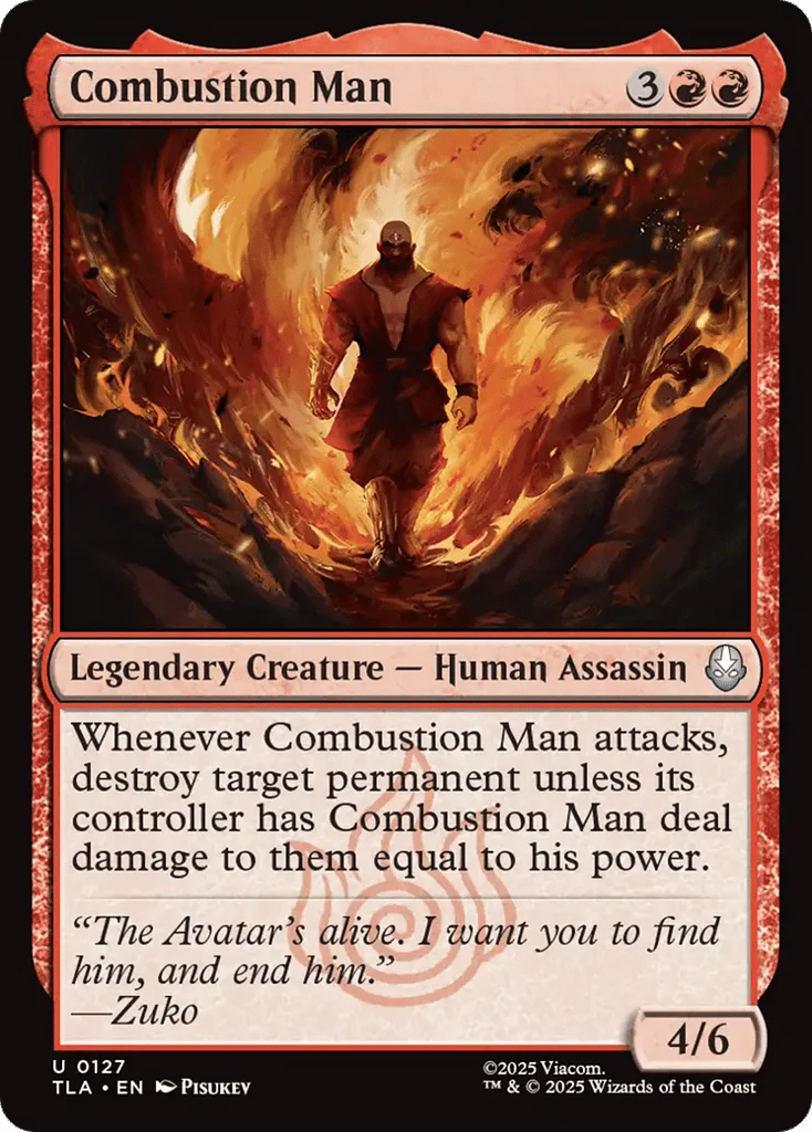 Combustion Man · Avatar: The Last Airbender