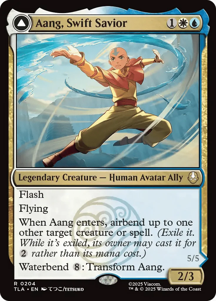 Aang, Swift Savior // Aang and La, Ocean's Fury · Avatar: The Last Airbender