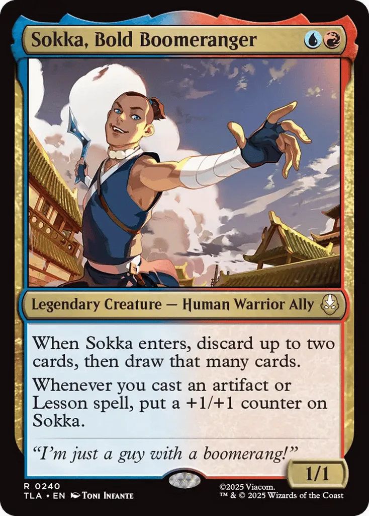 Sokka, Bold Boomeranger · Avatar: The Last Airbender