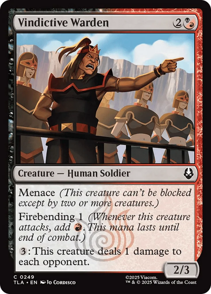 Vindictive Warden · Avatar: The Last Airbender