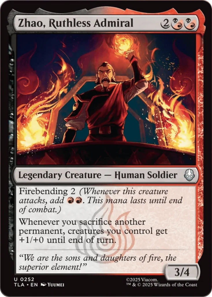 Zhao, Ruthless Admiral · Avatar: The Last Airbender