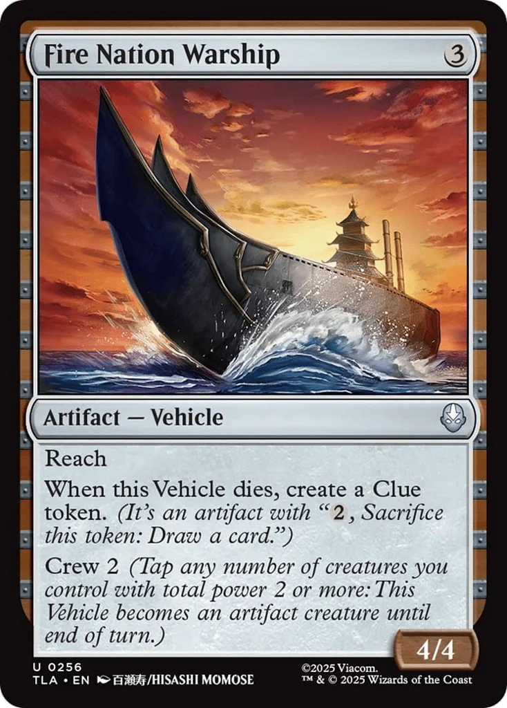 Fire Nation Warship · Avatar: The Last Airbender