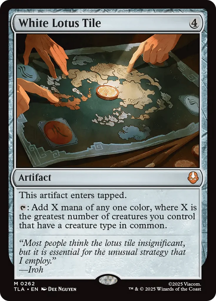White Lotus Tile · Avatar: The Last Airbender