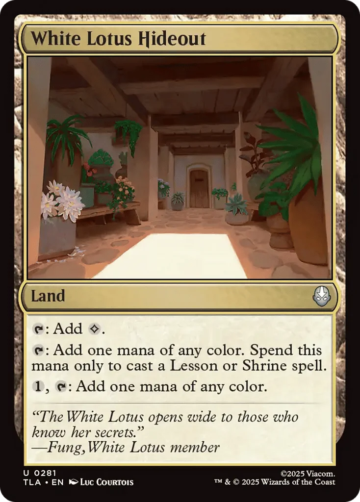 White Lotus Hideout · Avatar: The Last Airbender