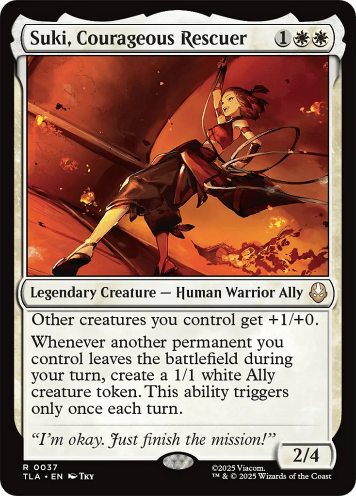 Suki, Courageous Rescuer · Avatar: The Last Airbender
