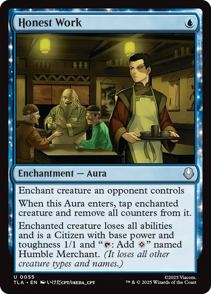 Honest Work · Avatar: The Last Airbender