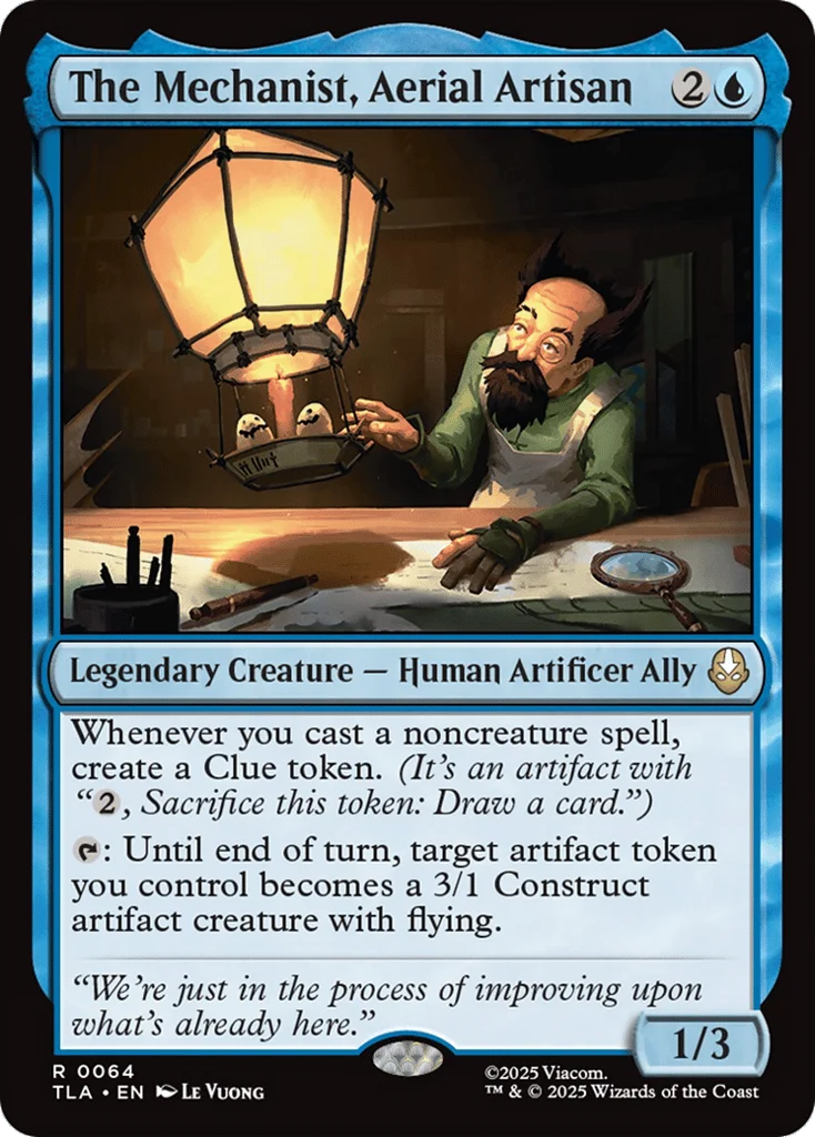 The Mechanist, Aerial Artisan · Avatar: The Last Airbender