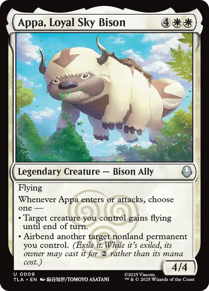 Appa, Loyal Sky Bison · Avatar: The Last Airbender