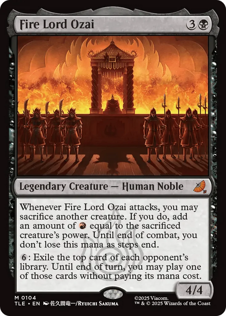 Fire Lord Ozai · Avatar: The Last Airbender Eternal