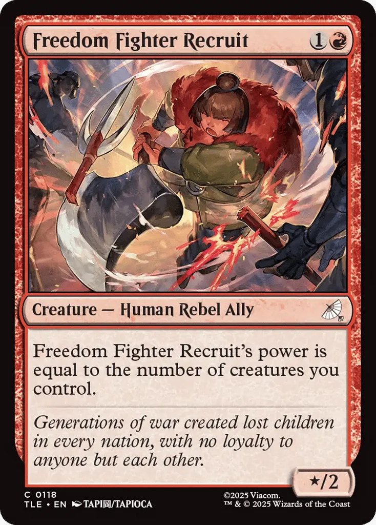 Freedom Fighter Recruit · Avatar: The Last Airbender Eternal