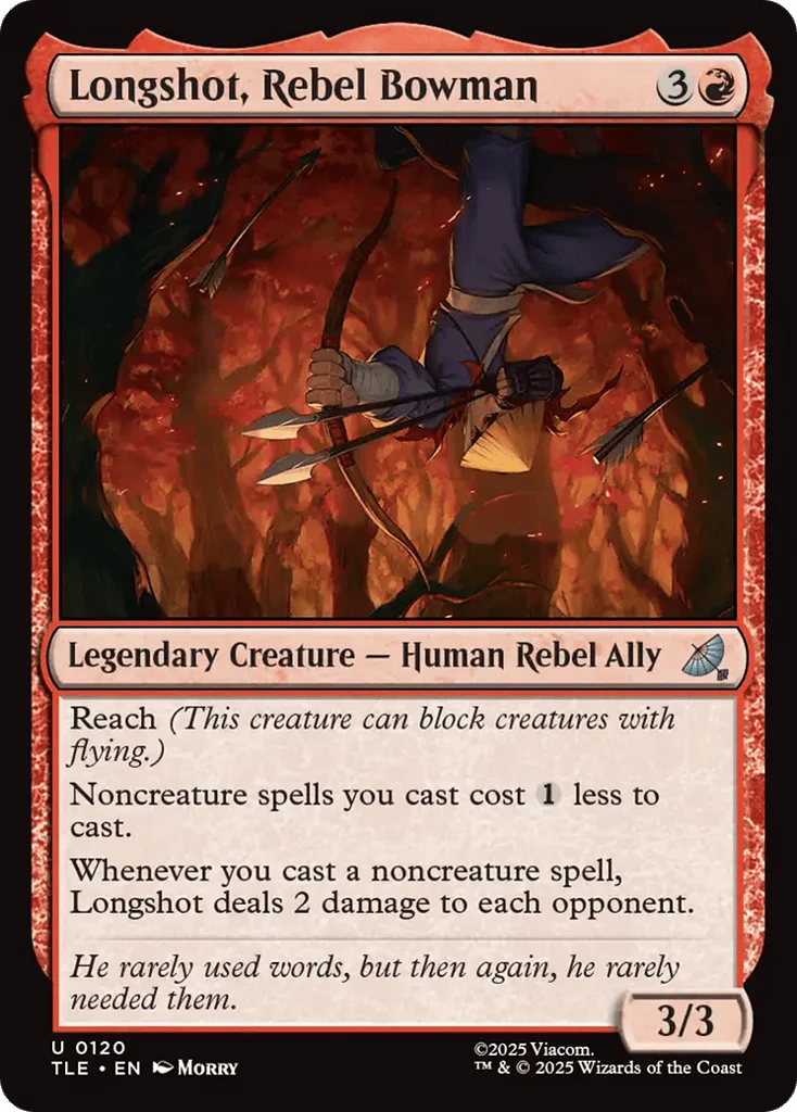Longshot, Rebel Bowman · Avatar: The Last Airbender Eternal