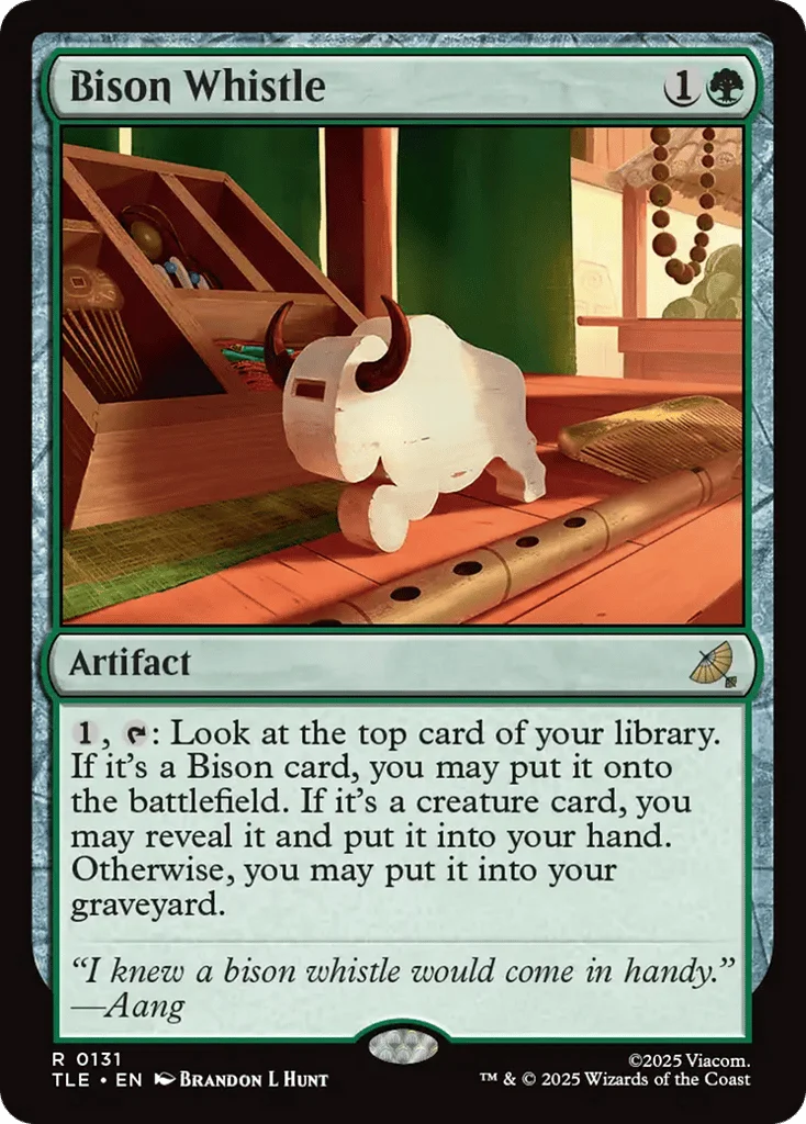 Bison Whistle · Avatar: The Last Airbender Eternal