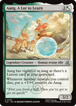 Aang, A Lot to Learn