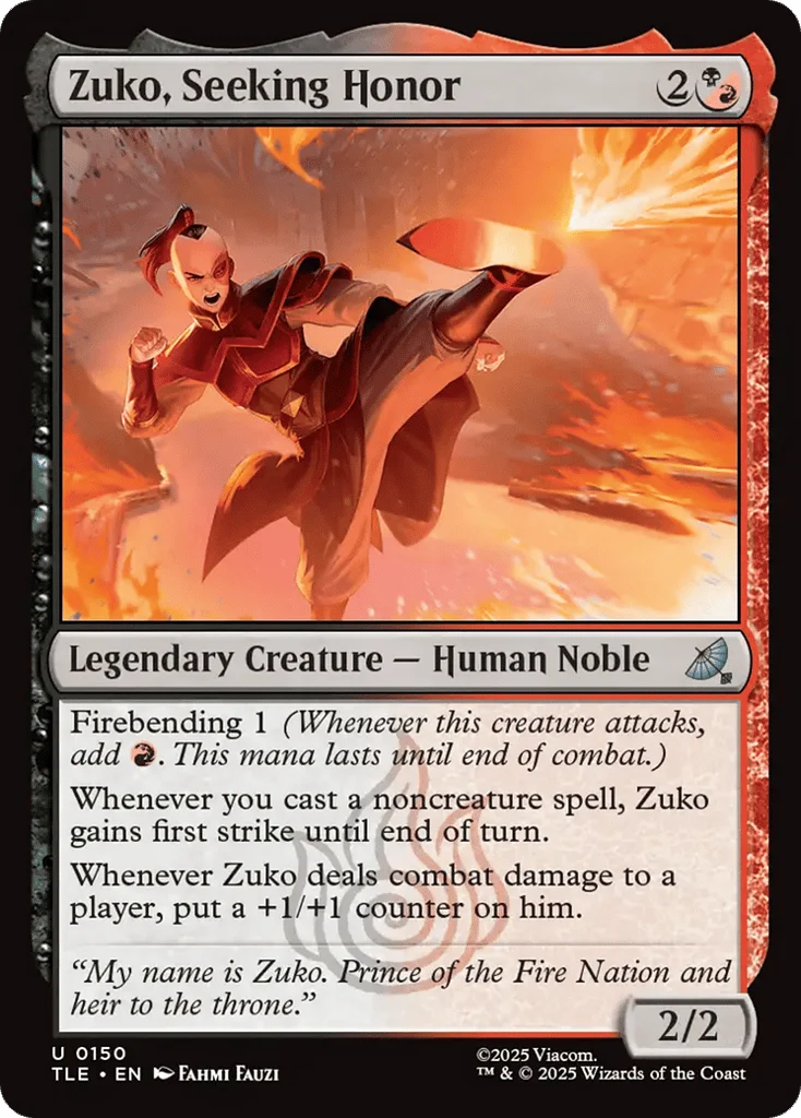 Zuko, Seeking Honor · Avatar: The Last Airbender Eternal