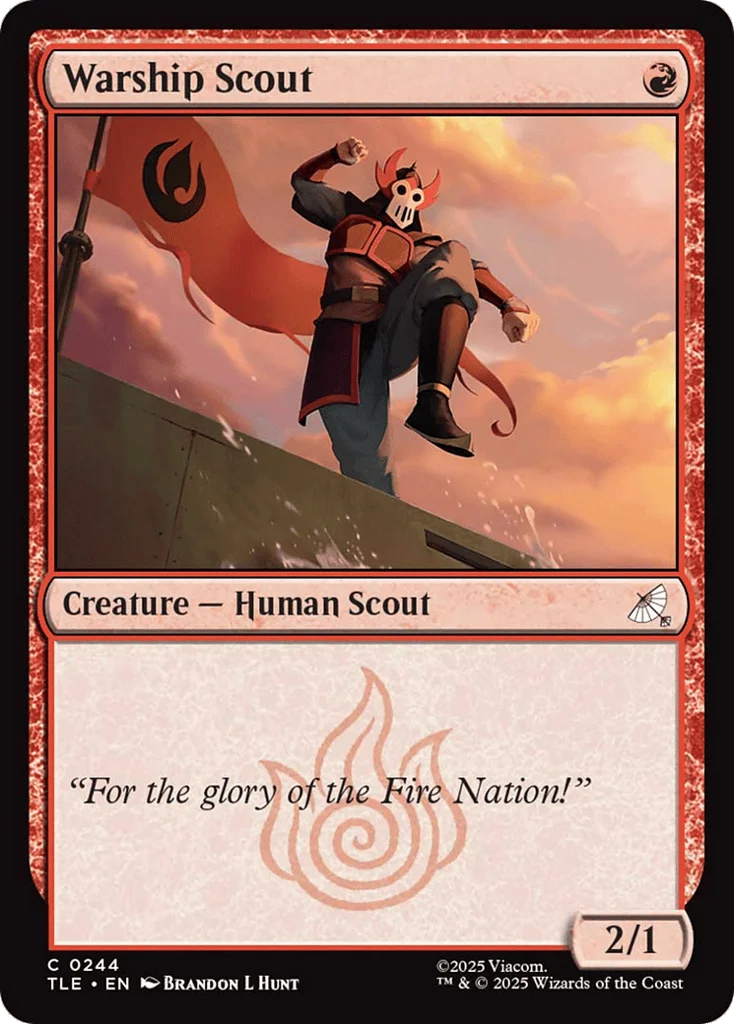 Warship Scout · Avatar: The Last Airbender Eternal