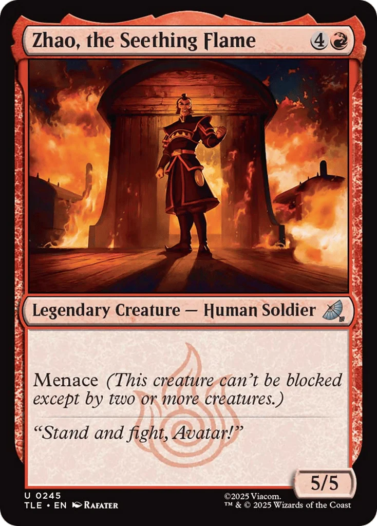 Zhao, the Seething Flame · Avatar: The Last Airbender Eternal
