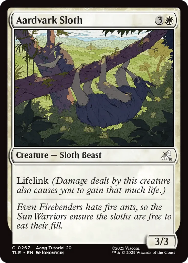 Aardvark Sloth · Avatar: The Last Airbender Eternal