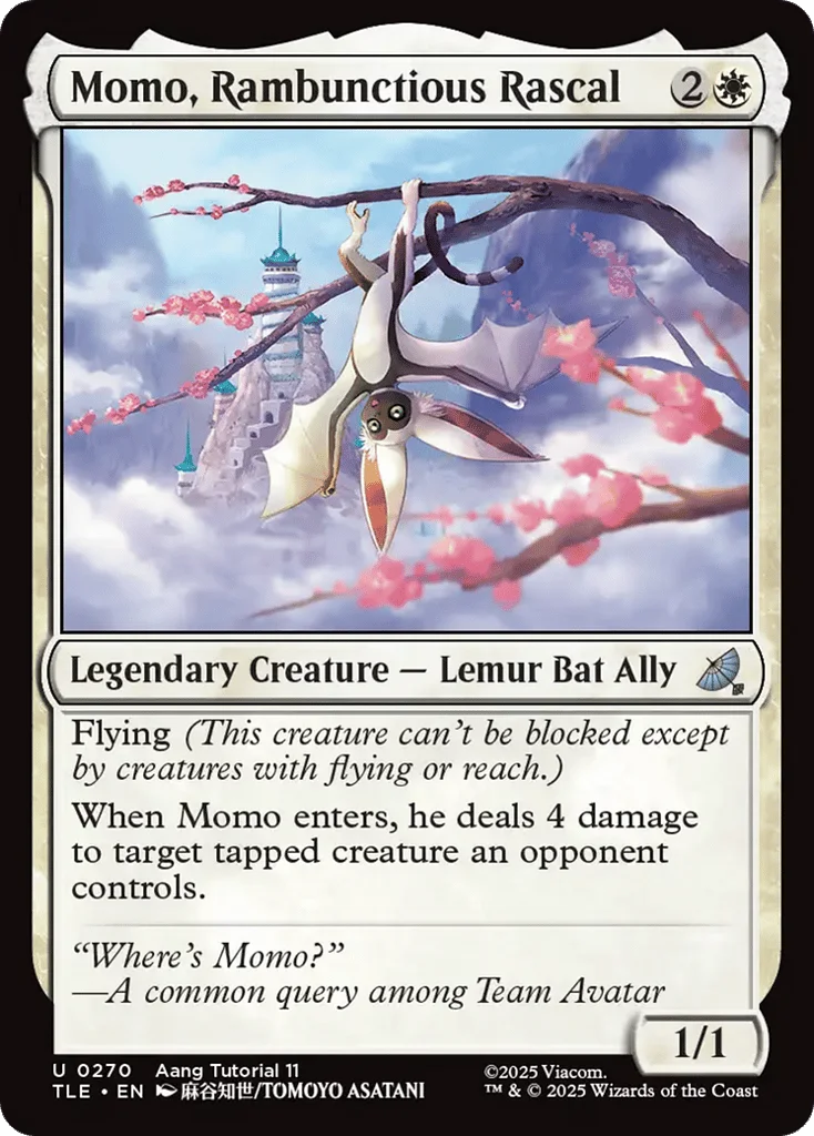 Momo, Rambunctious Rascal · Avatar: The Last Airbender Eternal