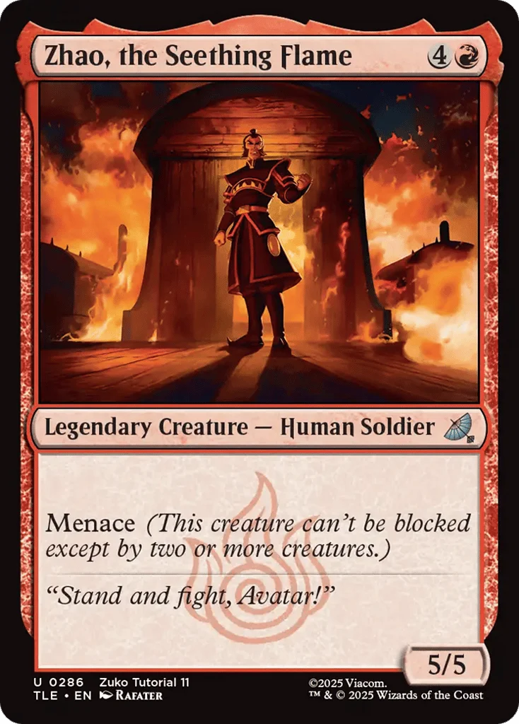 Zhao, the Seething Flame · Avatar: The Last Airbender Eternal