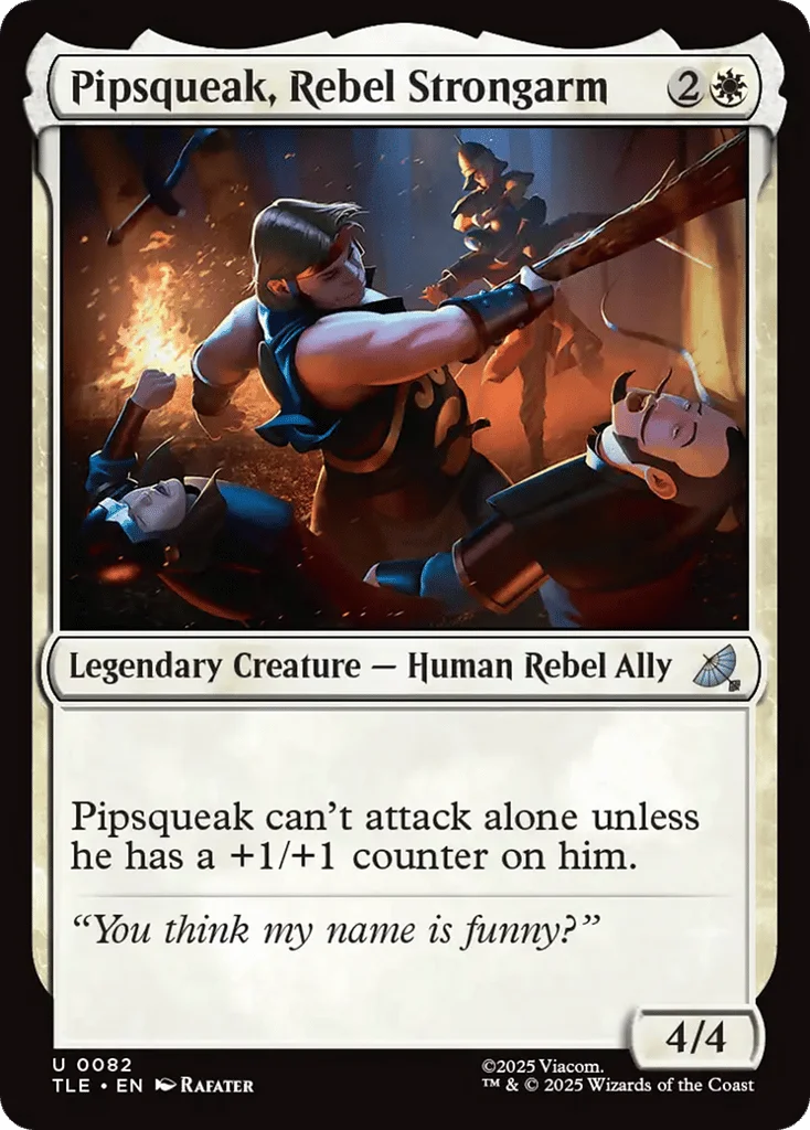 Pipsqueak, Rebel Strongarm · Avatar: The Last Airbender Eternal