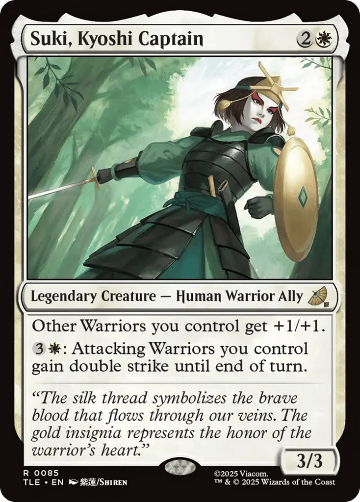 Suki, Kyoshi Captain · Avatar: The Last Airbender Eternal