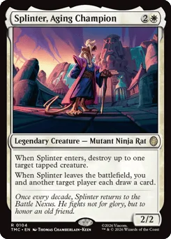 Splinter, Aging Champion